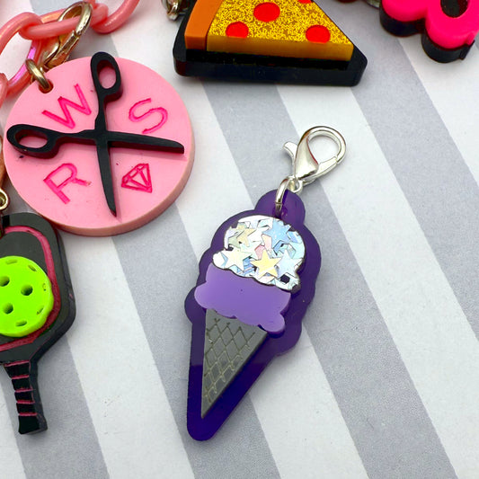 Spooky Ice Cream Cone Bestie Charm