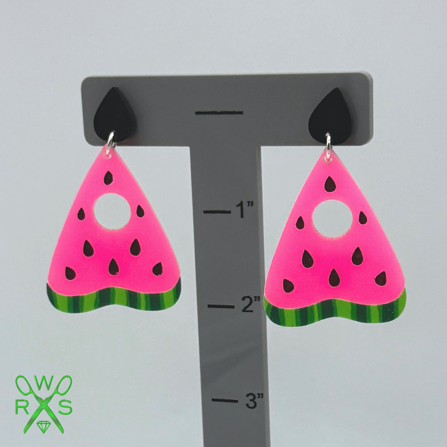 Watermelon Planchette Dangles