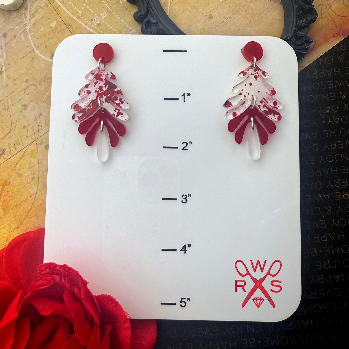 Aspen Dangles in Blood Splatter