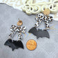 Battie Bow Dangle Earrings in Laser Cut Acrylic