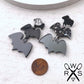 Batty Trio Dangles in Black