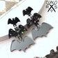 Batty Trio Dangles in Black