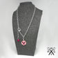 Bestie Charm Club Necklace in Silver