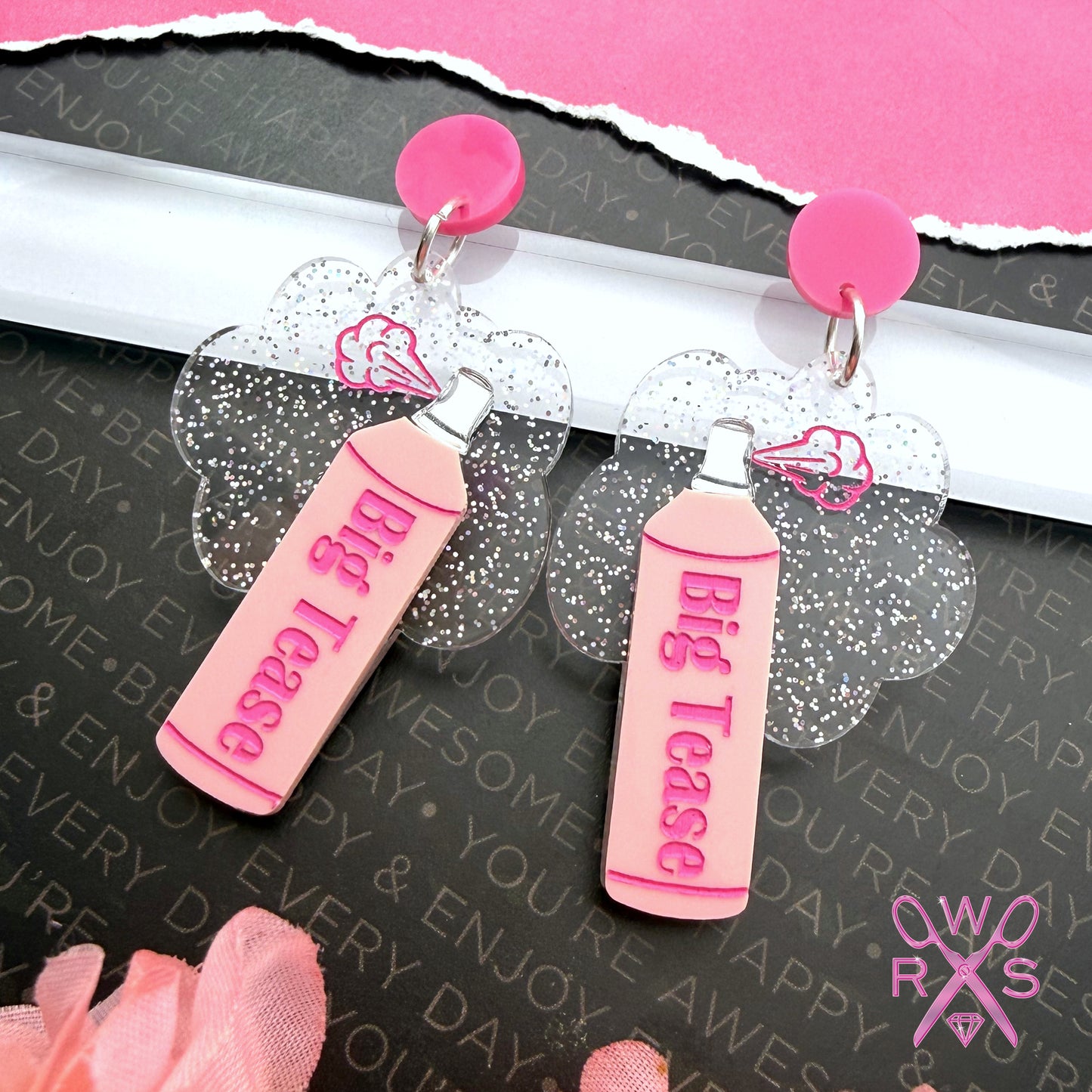 Big Tease Hairspray Dangles