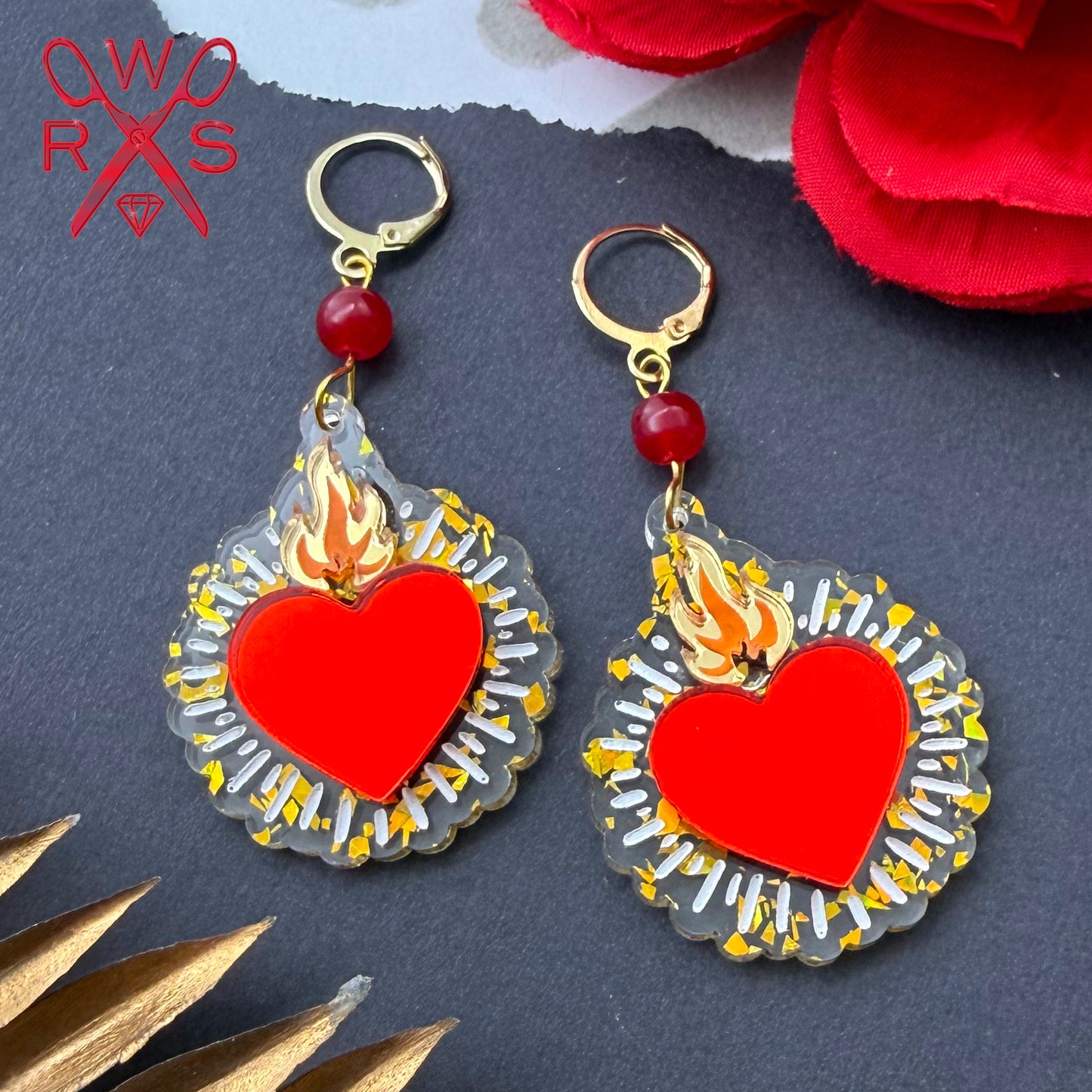 Blazing Heart Huggies