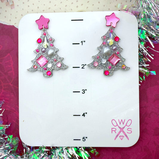 Bling Tree Dangles in Pink