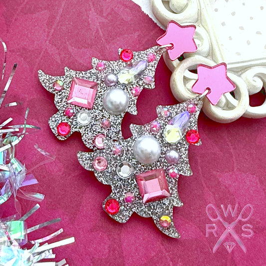 Bling Tree Dangles in Pink