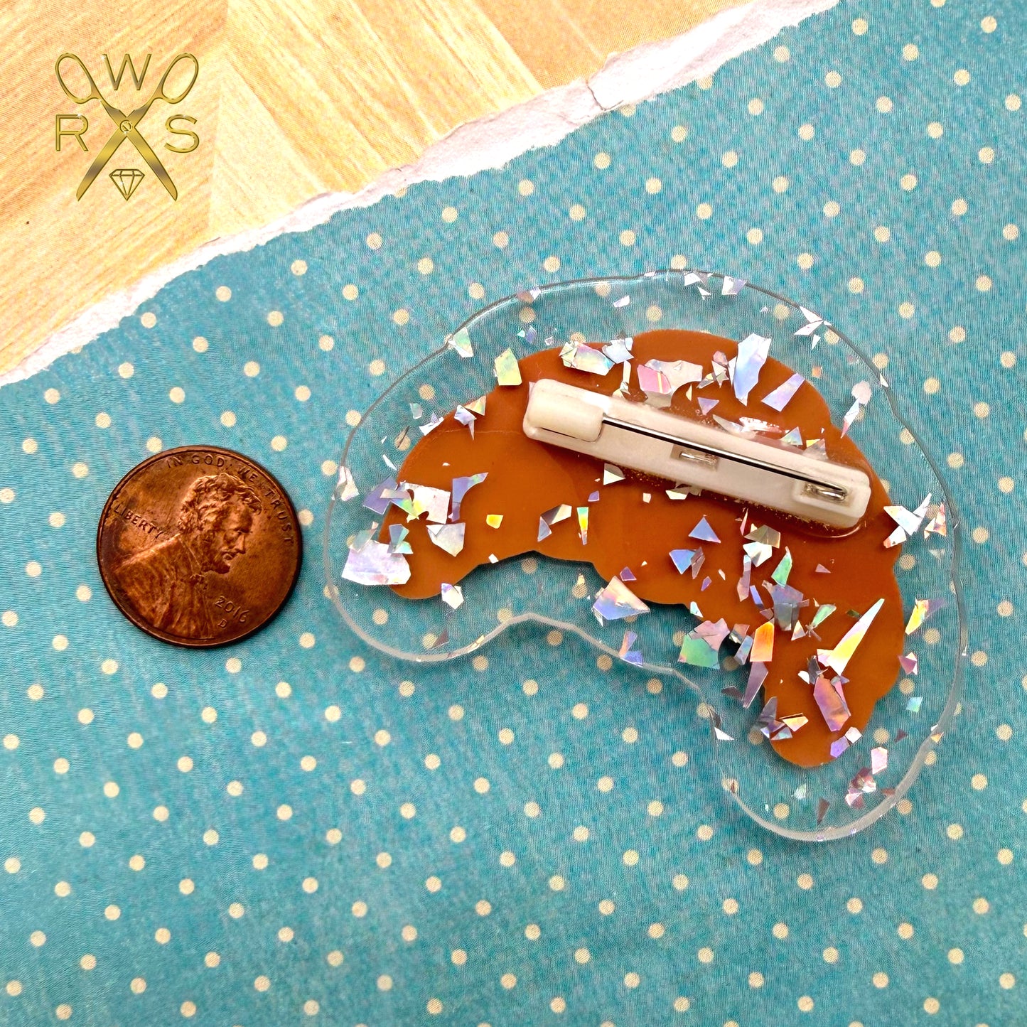 Bonjour Babe Brooch