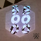 Boo Post Dangles in Pink Glow-in-the-Dark Ghosts