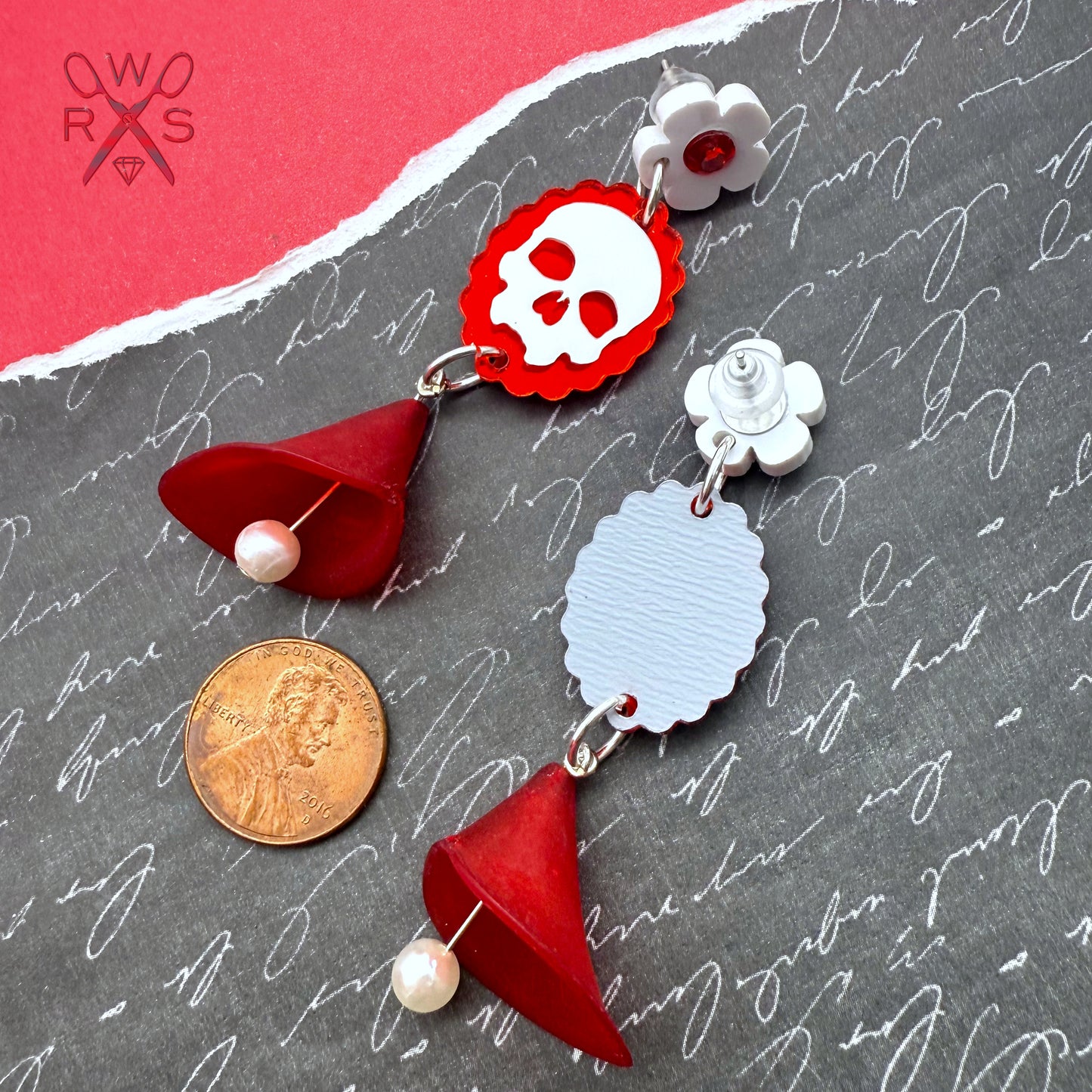 Calla Lily Crypt Dangles