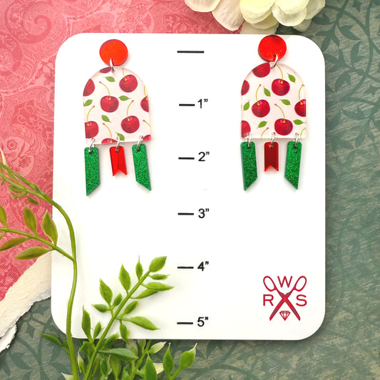 Cheery Cherry Reign Dangles