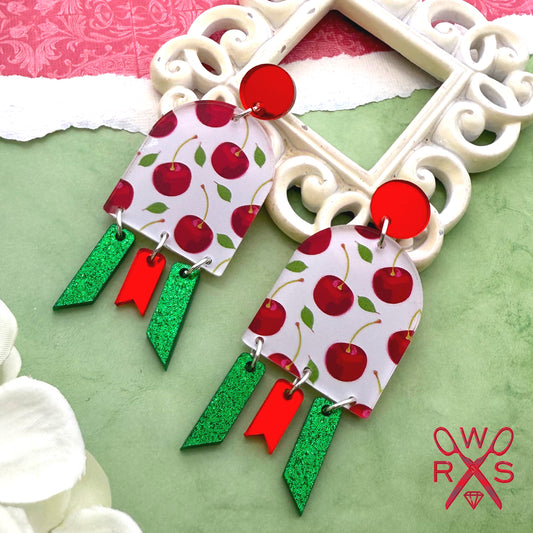 Cheery Cherry Reign Dangles