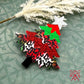 Cheetah Christmas Tree Brooch