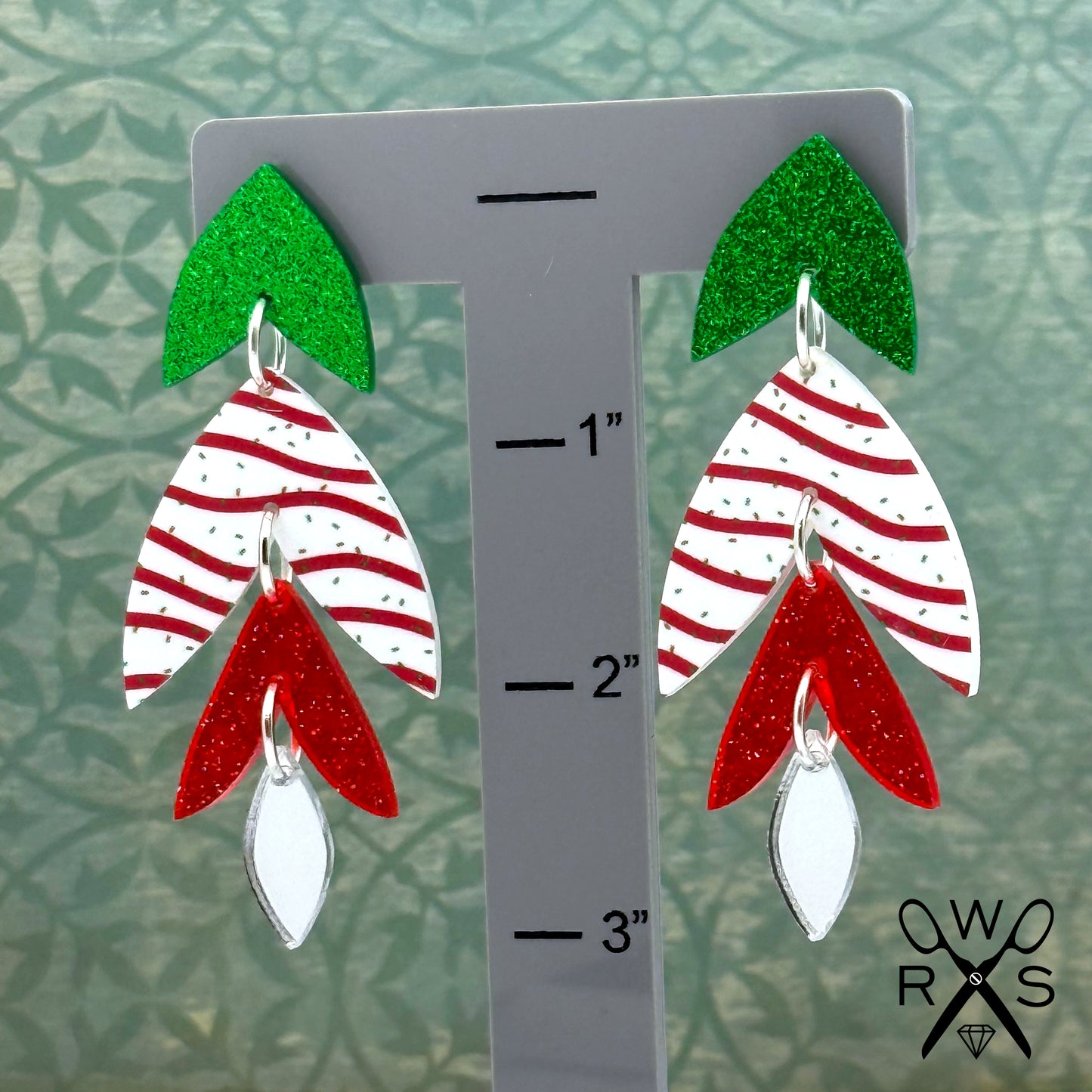 Christmas Cake Rio Dangles