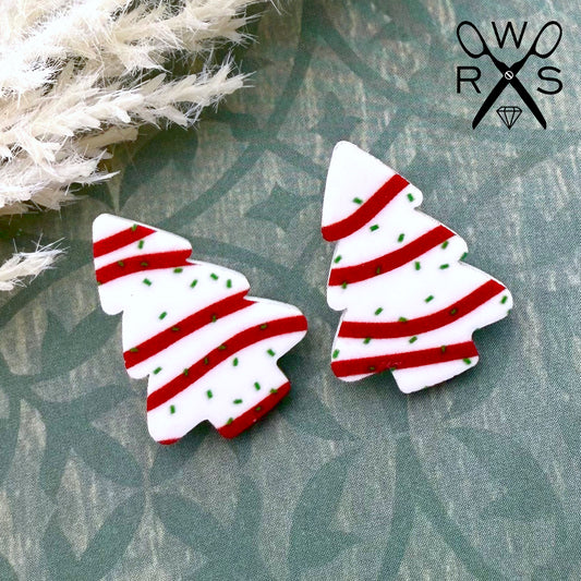 Christmas Cake Studs