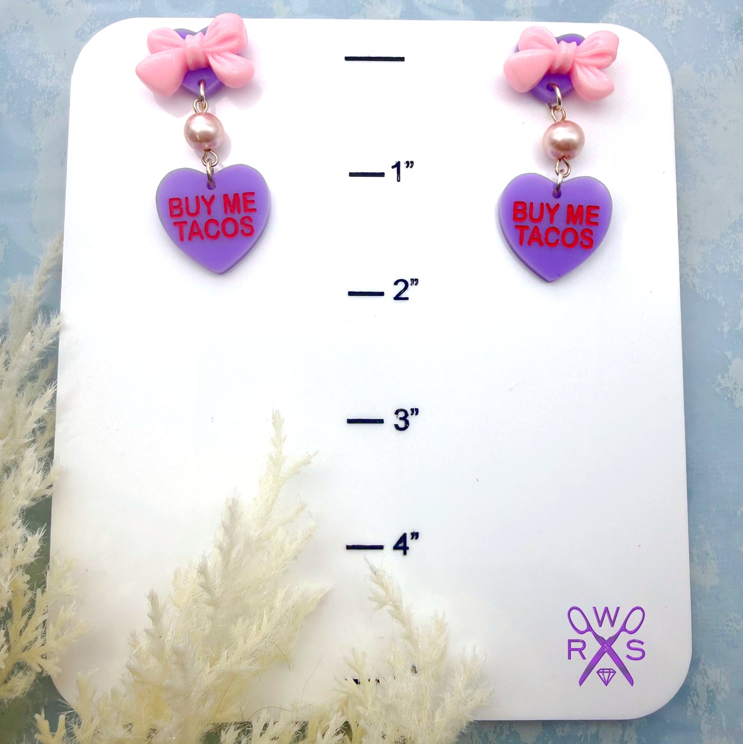 Conversation Hearts Dangles Buy Me Tacos