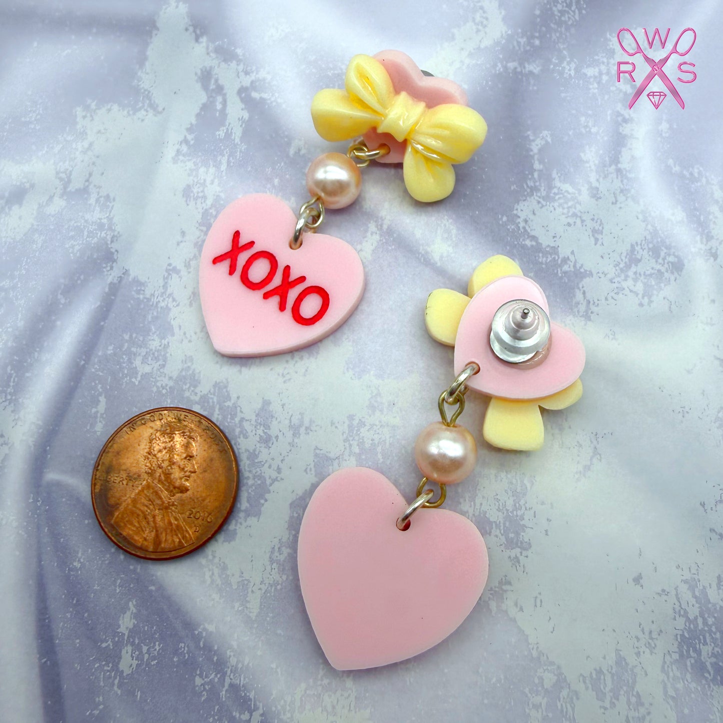 Conversation Hearts Dangles XOXO