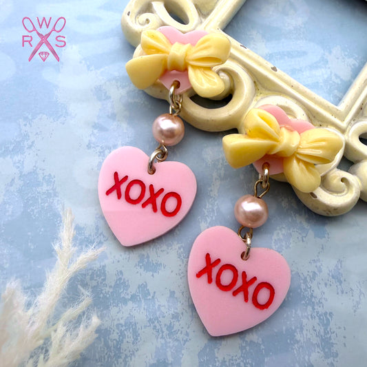 Conversation Hearts Dangles XOXO