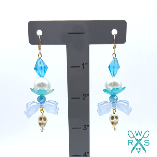 Cotton Candy Crush Dangles in Blue
