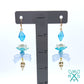 Cotton Candy Crush Dangles in Blue