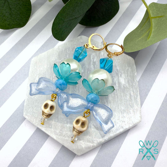 Cotton Candy Crush Dangles in Blue