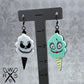 Cotton Candy Nightmares Laser Cut Acrylic Earrings