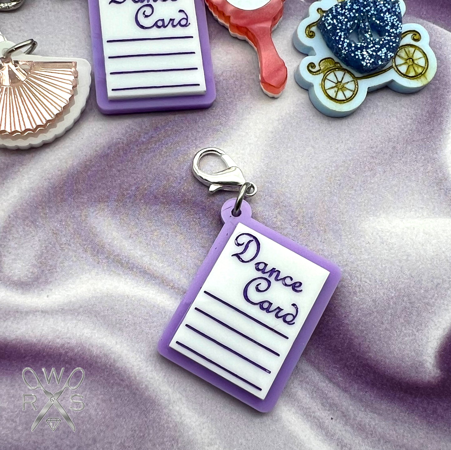 Dance Card Bestie Charm