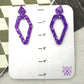 Deadly Dangles in Purple Sparkle
