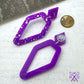 Deadly Dangles in Purple Sparkle