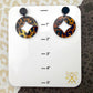 Diamond Eye Dangles in Leopard