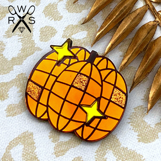 Disco Pumpkin Pin