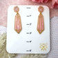 Dreamstone Dangles in Pink Swirl