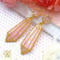 Dreamstone Dangles in Pink Swirl