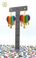 Dripping in Pride Rainbow Heart Earrings - Laser Cut Acrylic