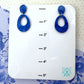 Everyday Dangles in Navy Blue Pearl
