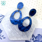 Everyday Dangles in Navy Blue Pearl