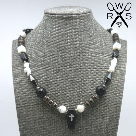 Forever Yours Beaded Gemstone Necklace