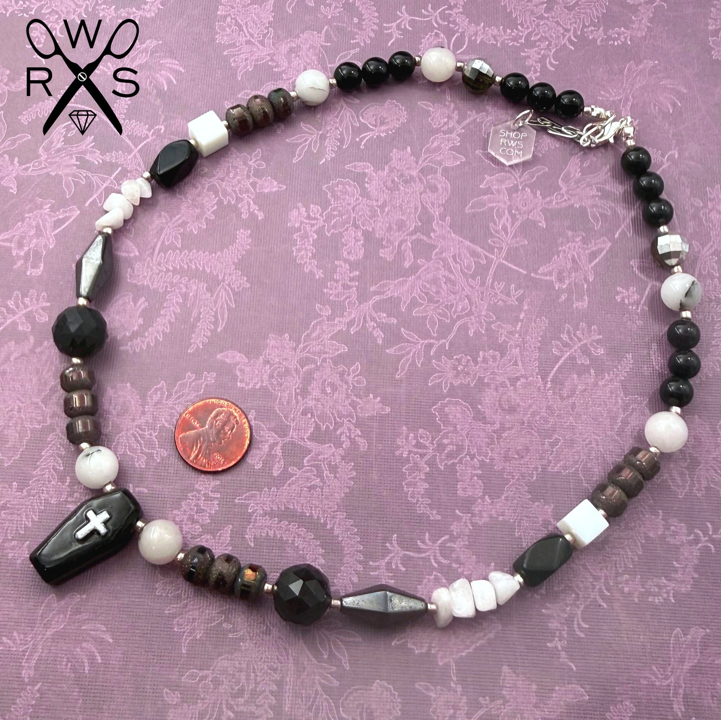 Forever Yours Beaded Gemstone Necklace