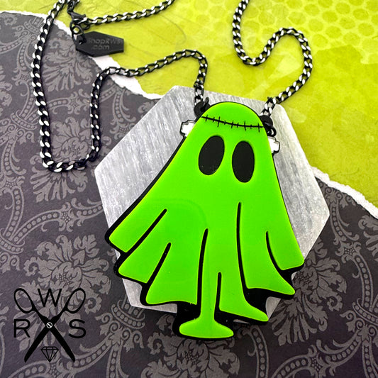Franken Ghost Necklace