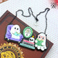 Ghost Book Club Necklace