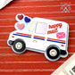 Happy Mail Truck Brooch