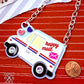 Happy Mail Truck Necklace