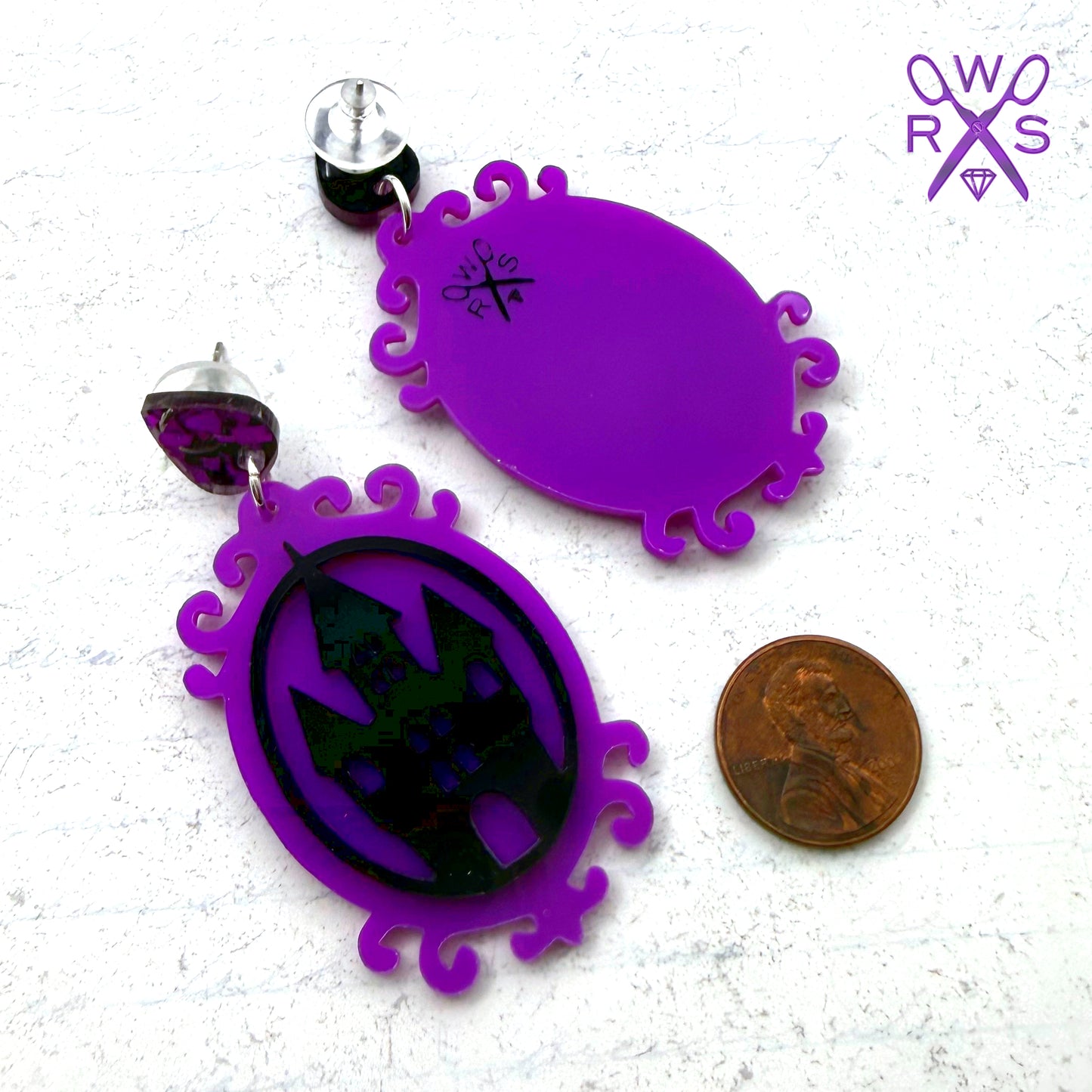 Haunted House Cameo Dangles