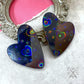 Heart Statement Studs in Holographic Hearts