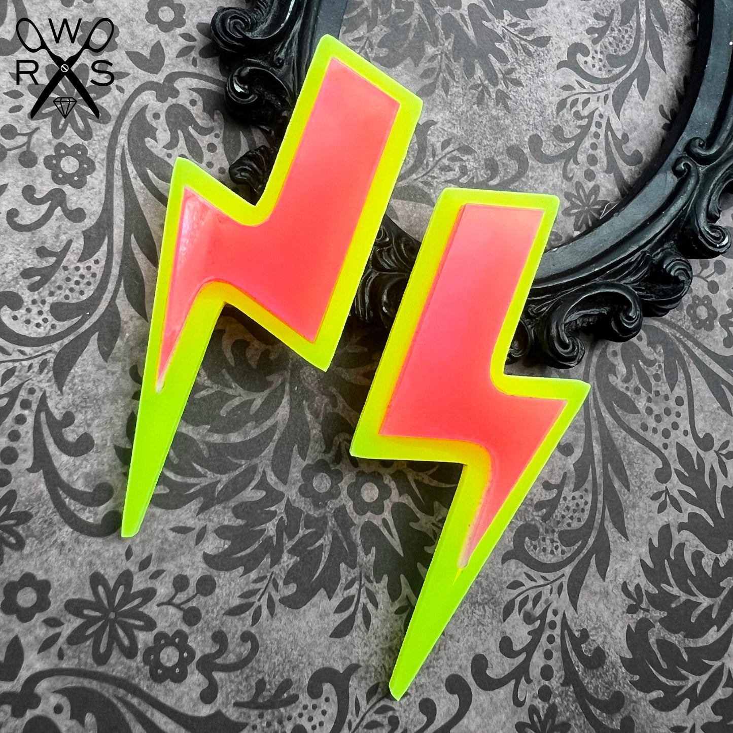 High Voltage Neon Statement Studs