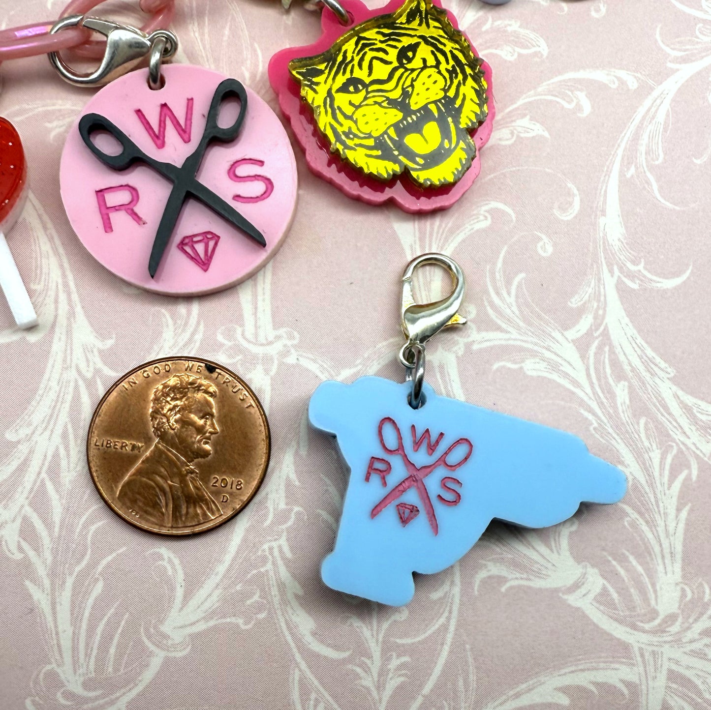 Hot Glue Gun Bestie Charm