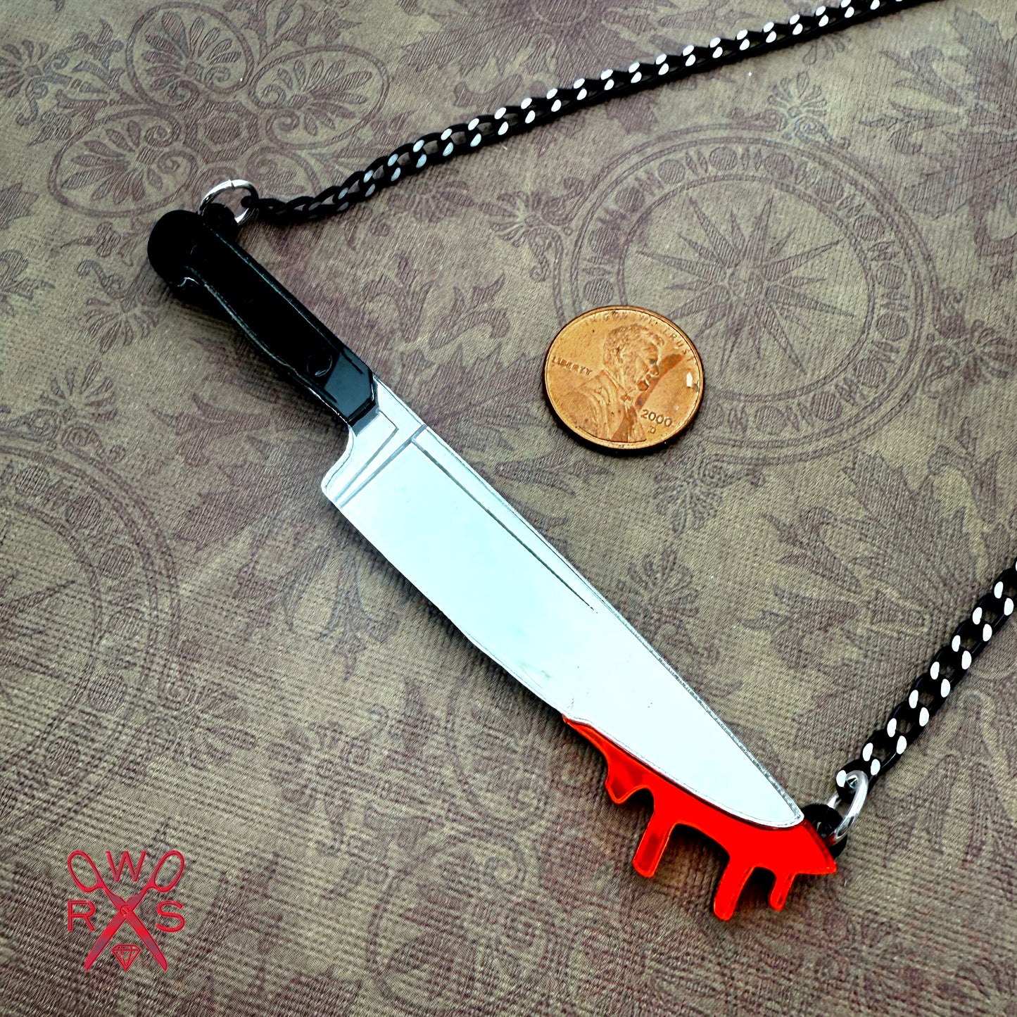 I'll Cut You Knife Necklace