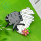 Everyone's Favorite Raccoon Brooch or Keychain