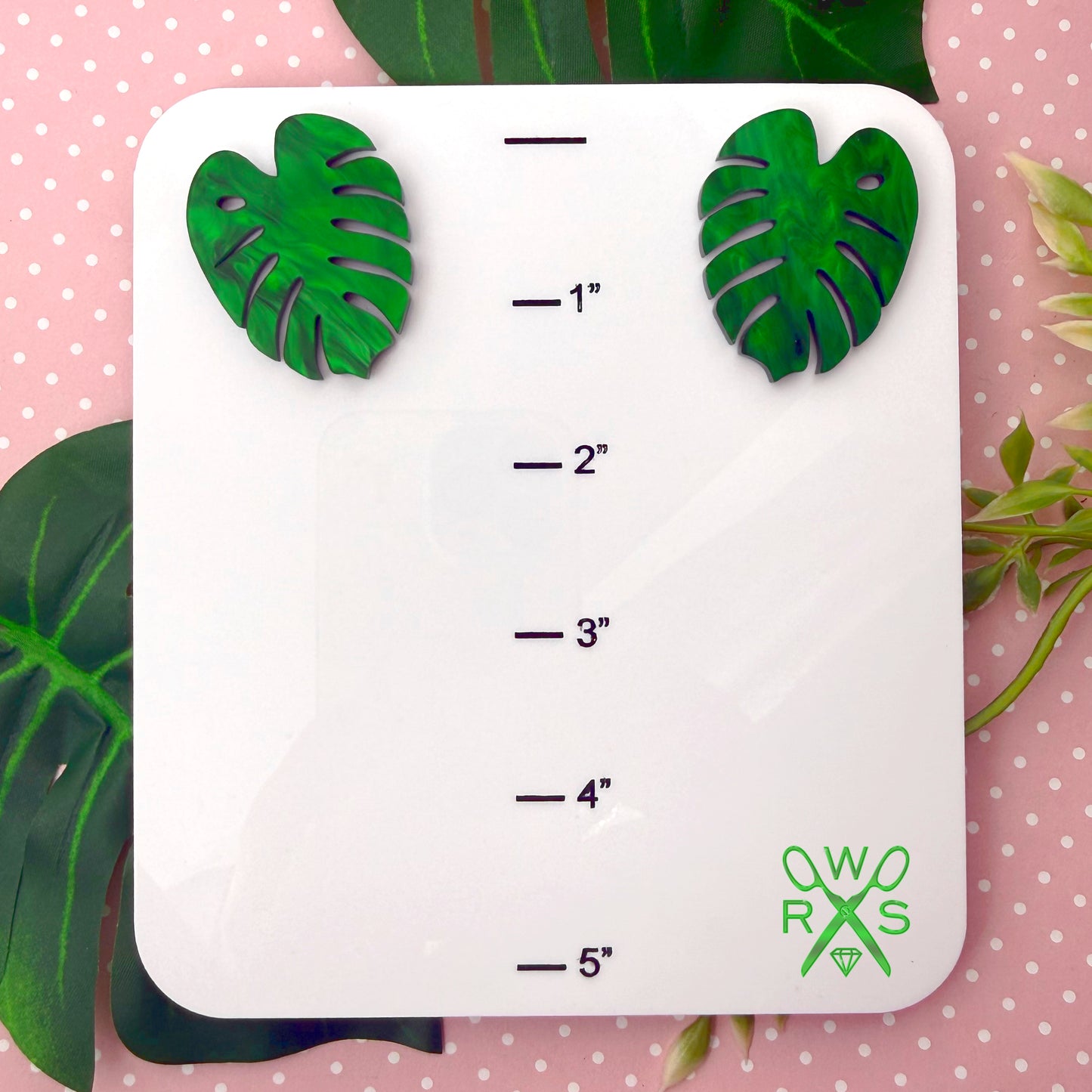 Luxe Leaves Statement Studs