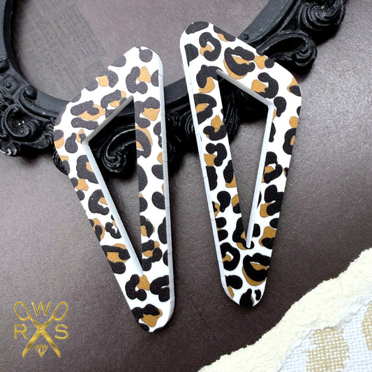 On Point Statement Studs in Leopard